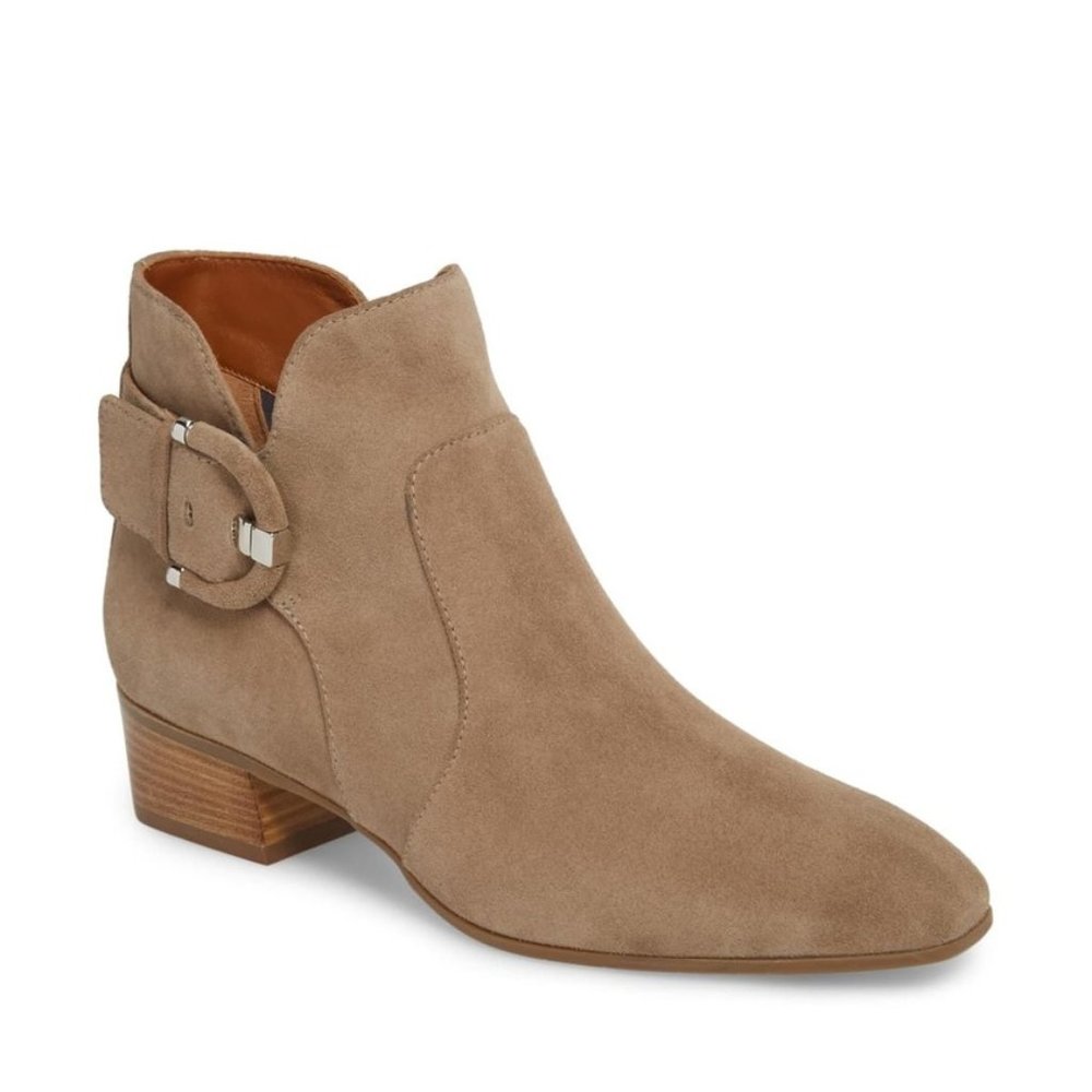 New Aquatalia Taupe Water Resistant Booties US 10